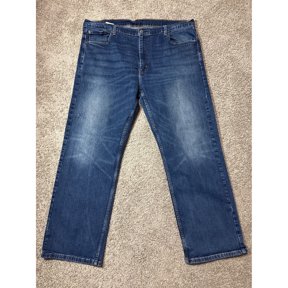 Levi's 569 Mens Blue Denim Jeans Medium Wash Size 42X32.